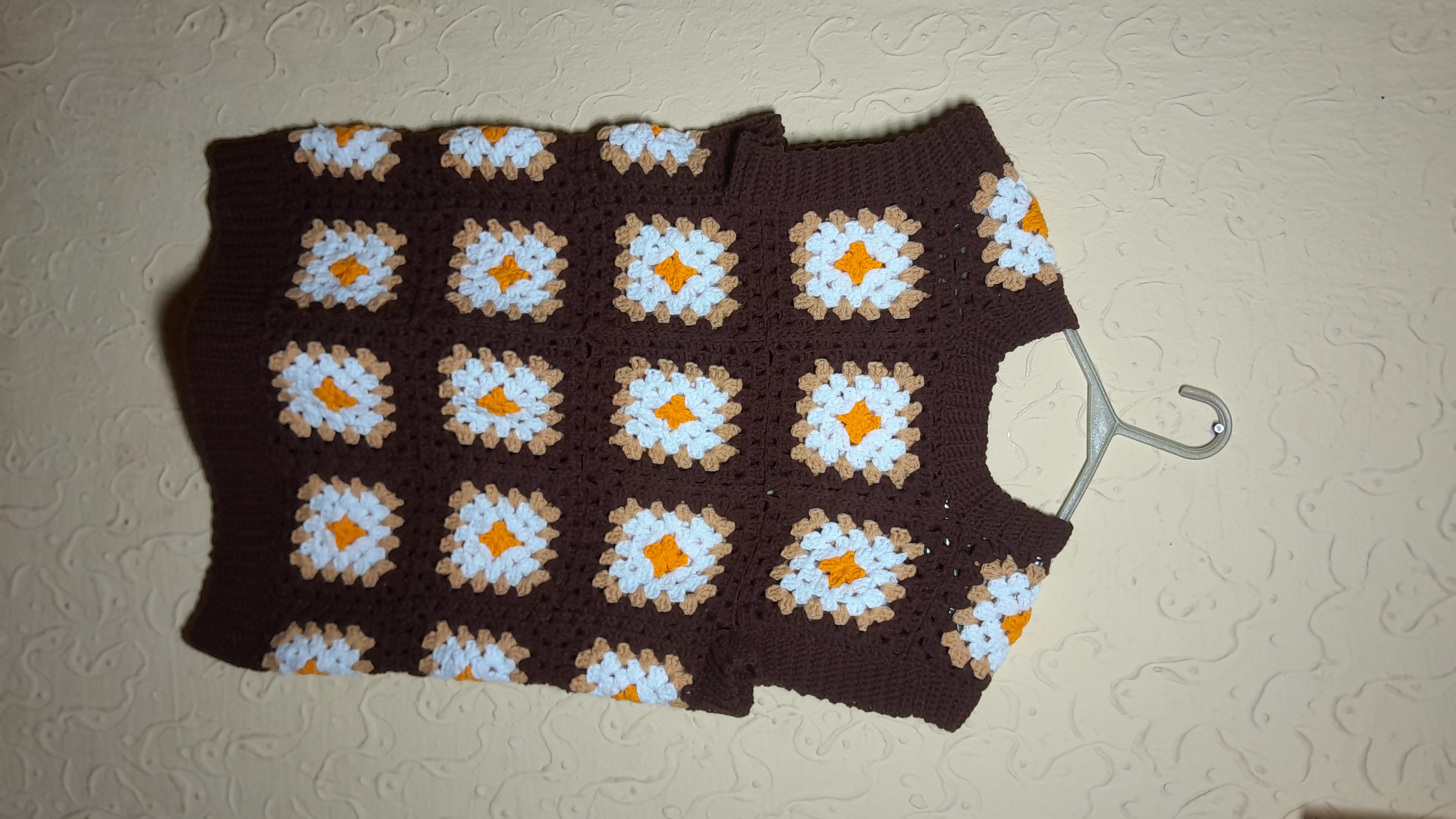 granny square vest