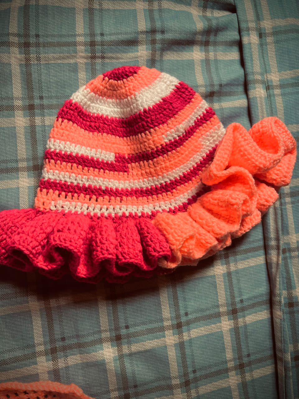 blooming beauty ruffle hat